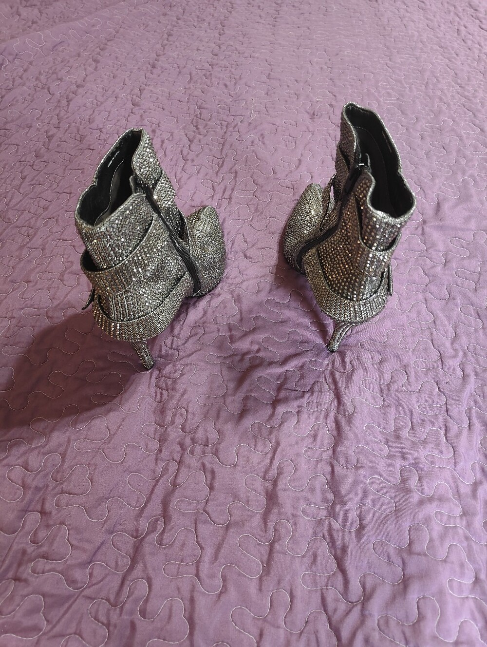 Gianni Bini Vinya Rhinestone Booties Size 8.5 - Picture 5 of 7